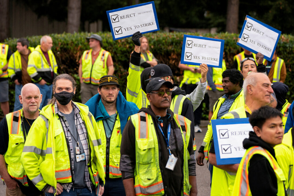 Boeing Factory Workers