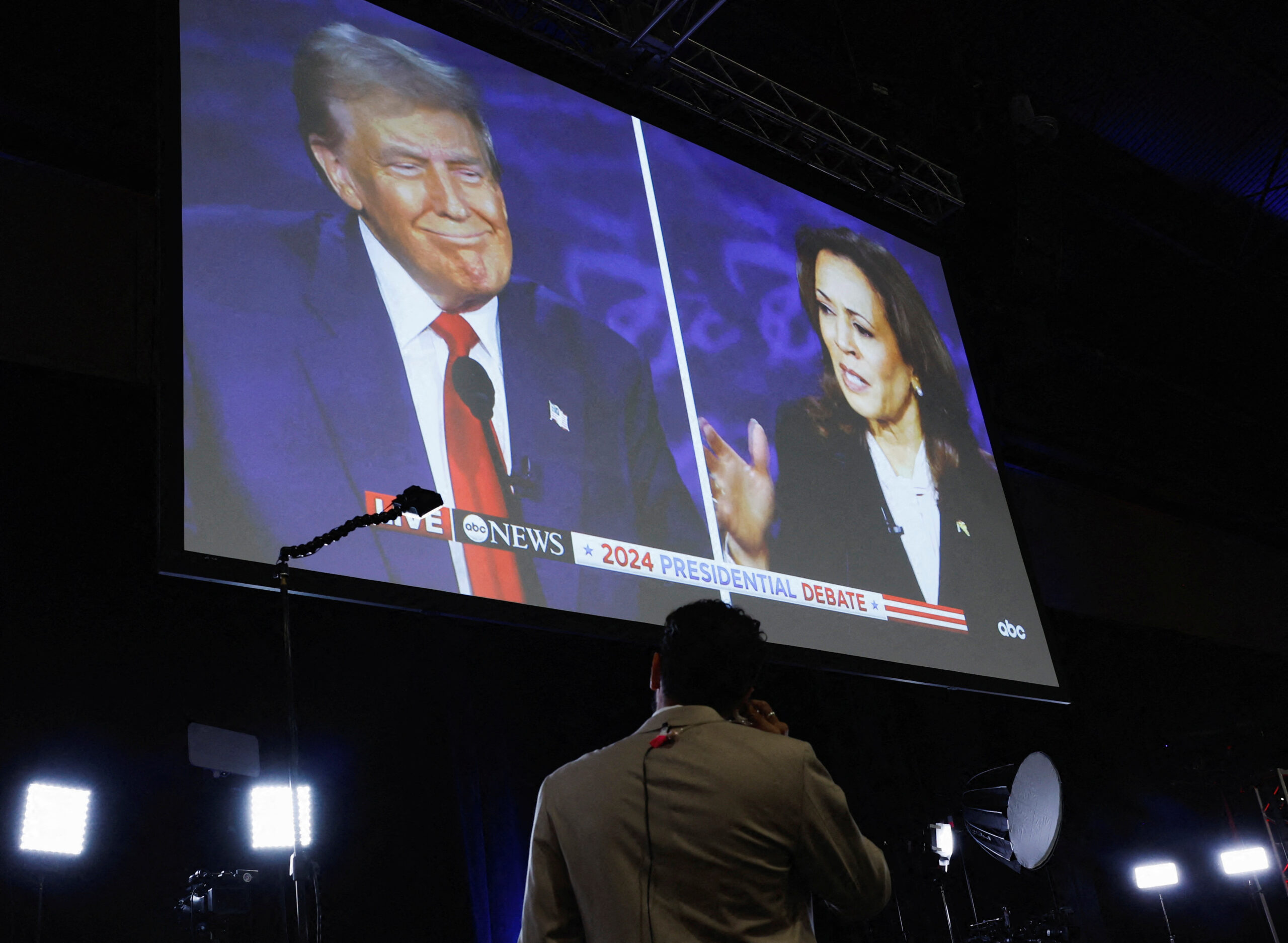 Trump Trades Roiled After Fiery Debate As Investors Weigh Chances of Harris Success