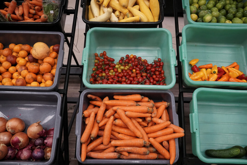 Vegetables and fruits