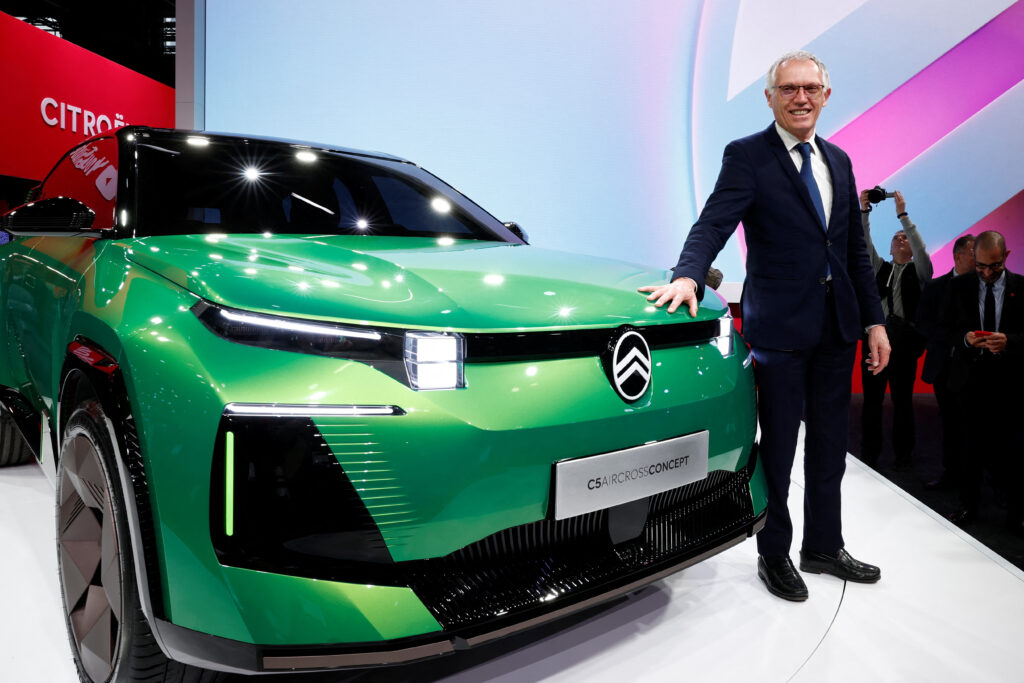 Stellantis Ceo Carlos Tavares at the Paris Auto Show