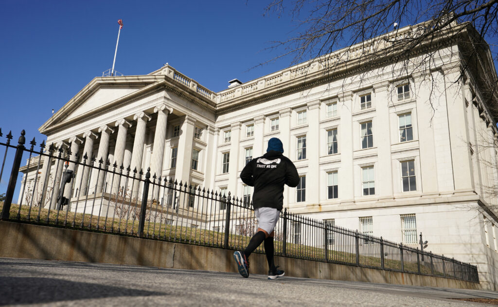 Us October Budget Deficit Jumps Nearly Four fold to 7 Billion