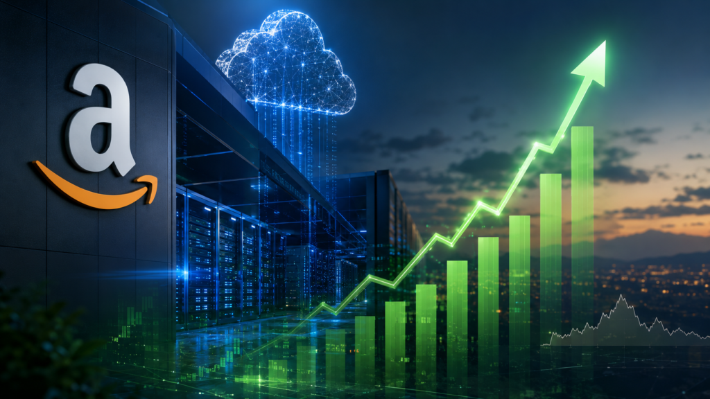 Amazon Stock Abbo News Amazon Stock Jumps As Aws Cloud Revenue Beats Estimates