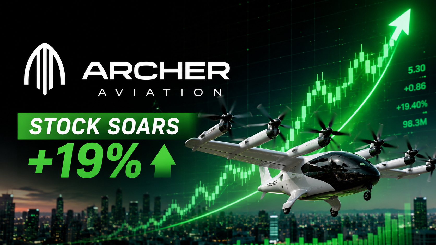 Why Archer Aviation Stock Soared Nearly 20 on Monday